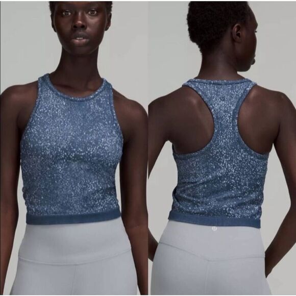 Lululemon Ebb To Street Cropped  Raccerback Tank 6 - Picture 1 of 8